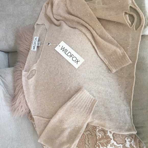 Wildfox 💋 Clairvoyant Alpaca WoolBlend Sweater! - Picture 4 of 4